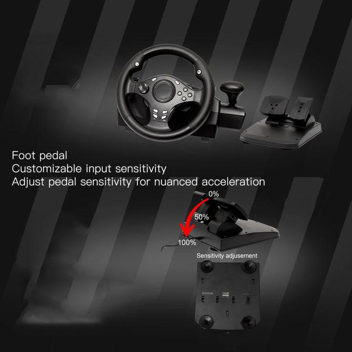 7%20In%201%20Game%20Steering%20Wheel%20270%20Degrees%20Rotation%20Self%20Adjusting%20Multifunction%20-%20Image%204