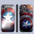 NEW Aweisuan New style Phone Case for Apple iPhone 14 Pro Max 15 11 8 Plus 7 6s SE XS X 13 Pro 12 Mini XR Cover Marvel Hero Captain America Logo. 