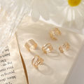 1 Set Personalized Minimalist C-shaped Without Ear Holes Ear Bone Clip Set of Unisex Ear Clips. 