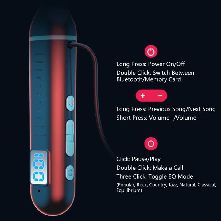 JBL%20Magnetic%20Neckband%20Headphones%20Wireless%20Bluetooth%20Earphones%20LED%20Display%20Headset%20Sport%20HD%20Sound%20with%20Mic%20-%20Image%203