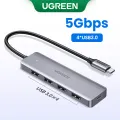UGREEN 4-Port USB 3.0 Hub Ultra Slim High-Speed USB Splitter Portable Extension Data Hub Compatible for MacBook Mac Pro/mini Surface Pro XPS PS4 Xbox One Flash Drive HDD. 