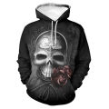 Goth Skull Skeleton Hoodies Streetwear Men/Women Punk Rock Hooded Sweatshirt Pullover Autumn Male/Female Oversized Streetwear. 