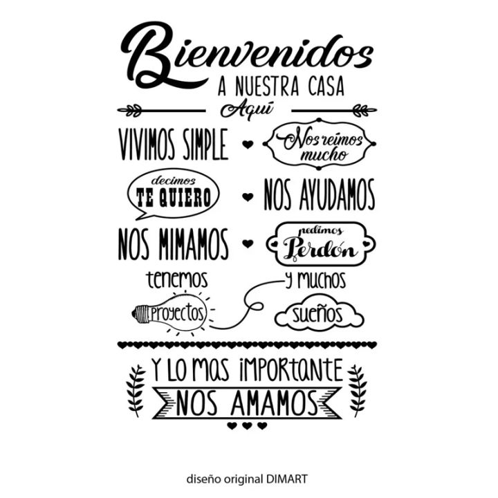 Spanish%20Quote%20Bienvenidos%20A%20Nuestra%20Casa%20Vinyl%20Phrases%20Wall%20Decals%20Decor%20Livingroom%20Stickers%20Wallstickers%20Decorative%20RU2019%20-%20Image%202