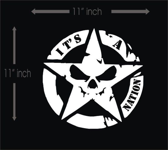 American Star Stickers Two Pieces Scooter Bike Car Van 3Weele Laptop Hell Met Luminous Reflective Stickers