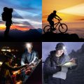 Portable mini High Power LED Headlamp Built-in Battery T6+COB USB Rechargeable Headlight Waterproof Head Torch Head Lamp. 