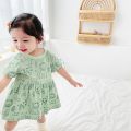 Cute Animal Summer Baby Dress Holiday Short Sleeve Kids Girls Clothing Casual. 