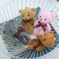 Cute Mini Teddy Bear Doll Keychain Cartoon Small Key Chain Student Bag Pendant Jewelry Party Gift. 