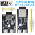 Esp32/ Esp32-S3/esp32-C3 Dual Type-C Development Board Esp32-C3-Devkitm-1 Esp32-C3-Mini-1 Esp32-S3-Devkitc-1 N16r8. 