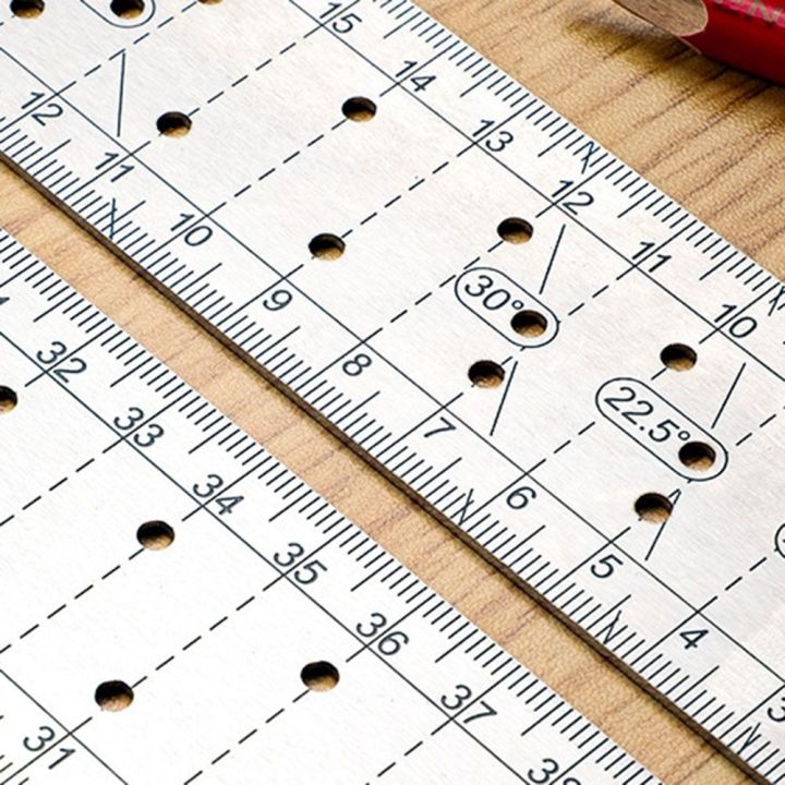 Lenke Ruler Multi-functional Quick-positioning Woodworking Angle Ruler L-shaped ...