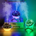 250 ML Ultrasonic Humidifier LED Saturn Projector Lamp With Star Sky Ocean World Christmas Project Colorful Light USB Diffuser. 
