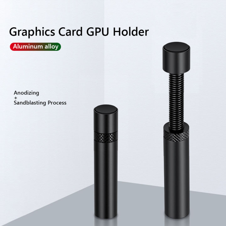 Gpu Holder Inverted Graphics Gpu Holder Adjustable Telescopic Rotary Screw Support Vertical ...