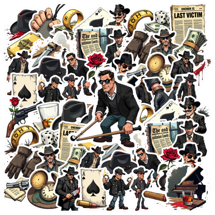 Waterproof%20Vinyl%20Stickers%20Mafia%20Crime%20Gangster%20Style%20Stickers%20for%20Notebooks%20Suitcases%20-%20Image%202