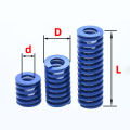 Creamily 1PCS Mold Spring Blue Load Spiral Stamping Compression Die Spring Alloy Steel Outer Diameter30mm Length25mm-100mm. 