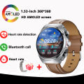 For Huawei Exercise Fitness Smart Watch Men Watch 4 Pro AMOLED HD Screen Bluetooth Call NFC Heart rate GPS SmartWatch 2024 New. 