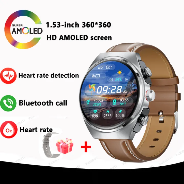 For%20Huawei%20Exercise%20Fitness%20Smart%20Watch%20Men%20Watch%204%20Pro%20AMOLED%20HD%20Screen%20Bluetooth%20Call%20NFC%20Heart%20rate%20GPS%20SmartWatch%202024%20New%20-%20Image%205