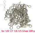 50pcs 1/8 1/10 1/12 1/14 1/16 1/18 Rc Car Body R Clips Bodyshell Pin Metal Body Clip Pin Buggy Truck Accessories. 