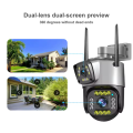 4G Sim Camera 4K Dual Lens Outdoor Wireless Motion Detection Security Alarm. 