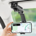 360° Rotating Sun Visor Phone Holder for Car Multifunctional Sun Visor Cell Phone Holder for IPhone/Samsung/Android. 