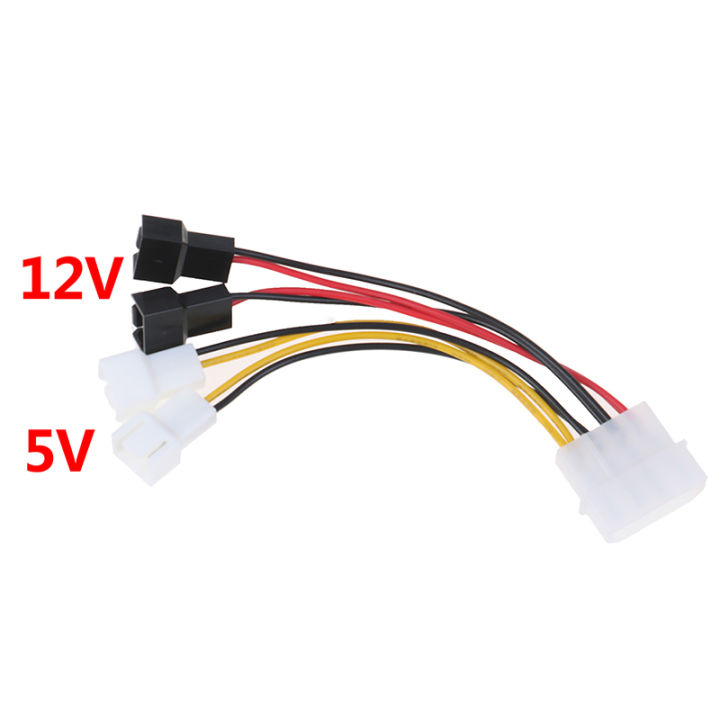 PC%204-Pin%20Molex/IDE%20to%203-Pin%20CPU/Chasis/Case%20Fan%20Power%20Cable%20Adapter%20Connector%20-%20Image%203
