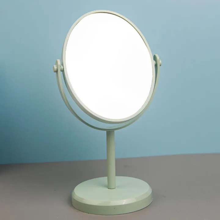 Decorative%20Cosmetic%20Mirror%20Portable%20Makeup%20Mirror%20Girls'%20Dressing%20Table%20Mirror%20Rotatable%20Makeup%20Mirror%20Single-sided%20Makeup%20Mirror%20-%20Image%205