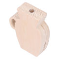 Wood Vase Simple Vintage Style Natural Pinewood Durable Sturdy Household. 