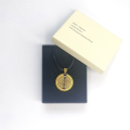 Lakhovsky MWO Golden Plated Multi-Wave Oscillator Energy Disc Pendant Necklace Balance Energy B. 