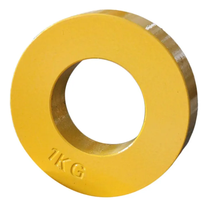 Weights Mini Fractional Weights Mini Weight Plates Disk Accessory Yellow 1Kg | Daraz.lk