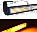 Vehicle 12V Strobe Metal Cover High Quality VIP Emergency Warning Flash Light - 28CM. 