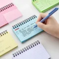 【ZOSR】50 Sheets Index Cards Ruled Flash Cards With Double Covers Record Revision Note Paper With Spiral For School Office Household Memory Learning Taking To Do List. 