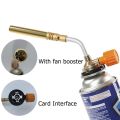 DASI New 1Pc Propane Gas Torch Self Ignition Trigger Style Camping Brass Welding Torch Tool Portable Soldering Heat Gas Welding Equipment. 