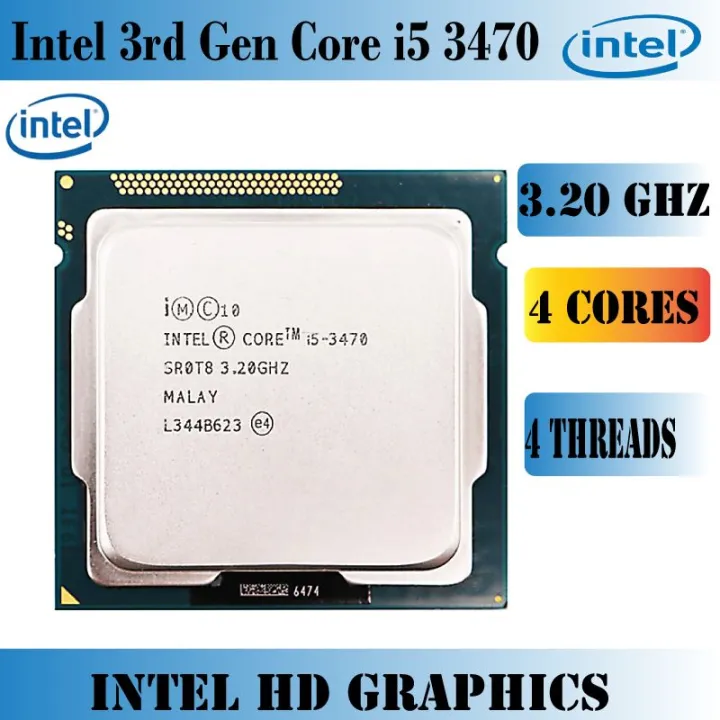 Intel%20Core%20i5-3470%20i5%203470%203.2%20GHz%20Used%20Quad-Core%20CPU%20Processor%206M%2077W%20LGA%201155%20-%20Image%204