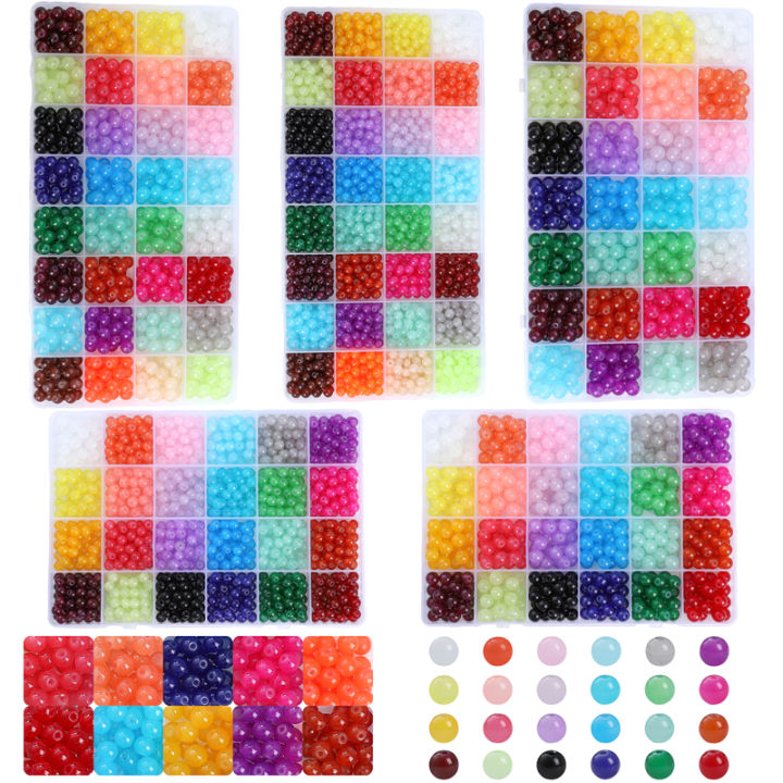 1%20Box%206/8mm%2024%20Colors/Lot%20Imitation%20Jade%20Glass%20Round%20Bead%20for%20Bracelet%20Necklace%20DIY%20Jewelry%20Making%20-%20Image%206