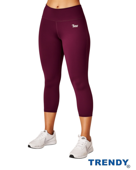 TRE Women's 3/4 Athleisure Pants – Flexible, Comfortable, and Stylish Workout Wear