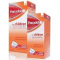 Panadol Syrup PFC For Children Liquid - 100ml Fruit Flavoured Sugar & Alcohol-Free Relief From Pain, Fever. 