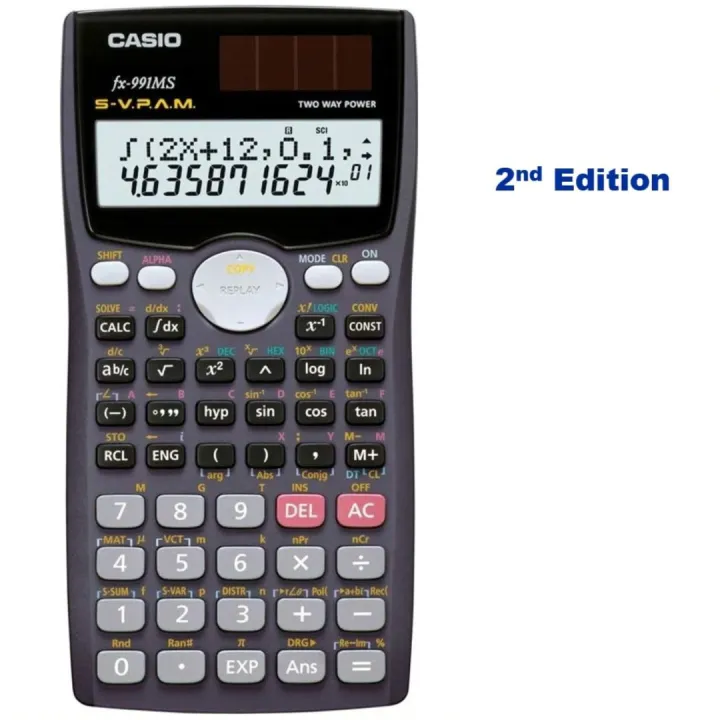 FX-991MS Scientific Calculator Brand New 2 Line Display