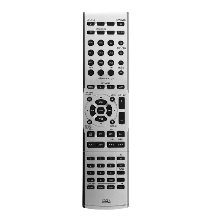RAX25 WV50040 Replace Remote Control Replacement for Yamaha Audio Receiver R-S500 R-S700 R-S500BL R-S700BL RS500 RS700 RS500BL