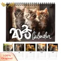 SuperRide Practical Cat Illustration Calendar 2025 Cute Cat Calendar for Home Office Organization Cat Illustrations Planner for Time Management Buyer's Favorite High-quality Thick Paper Calendar. 