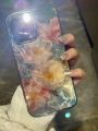 Fashion Illusory Color Water Ripple Pink and White Flowers Cover Case For iPhone 15 14 13 12 11 Pro Max Phone Case. 