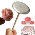 DIY Stainless Steel Cake Cup Ice Decorating Nail Tool Cake Flower Needle. 