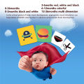 Toddler Flashcards Baby Learning Flash Cards Brain Develepment for Preschool Study for Newborns. 