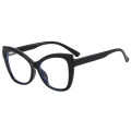 Fashion Transparent Anti-Blue Ray Glasses Wholesale 2024 New Europe and America Cross Border Spring Leg Plain Glasses with Myopia Frame. 