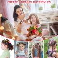 780pcs Hair Accessories Set For Girls Hair Clip Set Elastic Rubber Bands Flower Hair Clip Metal Snap Hair Clips For Girls Gift. 