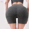 Womens Yoga Shorts High Waisted Sports Shorts Casual Summer Biker Shorts Athletic Shorts Workout Shorts for Jogging Home Gym Training , Gray,. 