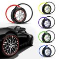 8m Auto Car Tire Tyre Rim Care Protector Hub Wheel Stickers Strip Guard Line（model：red）. 