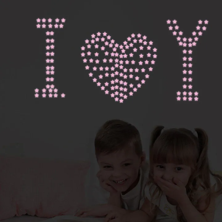 Radium%2050%20Pieces%20Luminous%20Wall%20Stickers%20Stars%20for%20Bedroom%20/%20Kids%20Baby%20rooms%20-%20Image%206