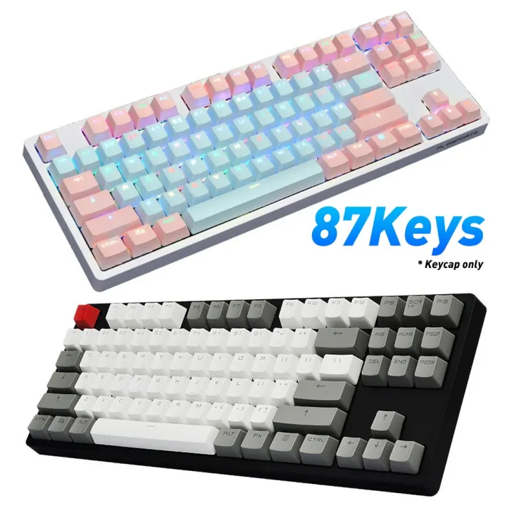 87Pcs/Set%20Key%20Caps%20Color%20Light-proof%20Keyboard%20Keycaps%20Replacement%20Cap%20-%20Image%203