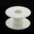 White Plastic Spools -Empty Spools - Crafts Thread Cord Wire Rope Chain Roll. 