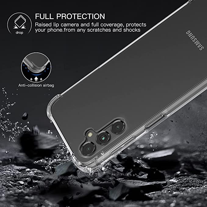 Samsung%20Galaxy%20A14%205G%20Case%20-%20Transparent%20Clear%20Bumper%20Case%20back%20covers%20For%20Samsung%20Galaxy%20A14%205G%20-%20Image%202