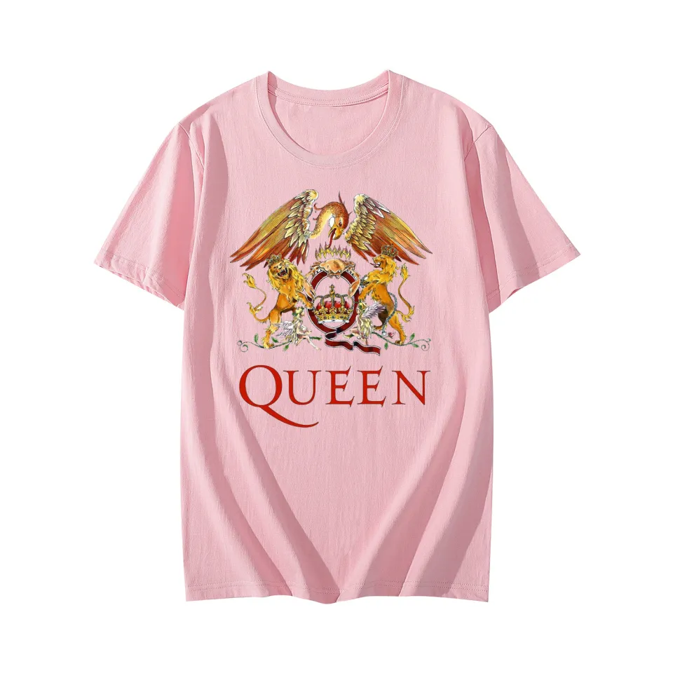 Queen T-Shirts Music Rock Band Skull Print Streetwear Men Women