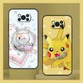 Glitter Anti-dust Phone Case For Xiaomi Poco X3 NFC/X3 Pro Silicone Fashion Design Rotatable stand Simplicity Cartoon. 